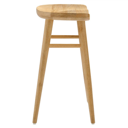 Saville Backless Wood Counter Stools - Set of 2 By HouseBean