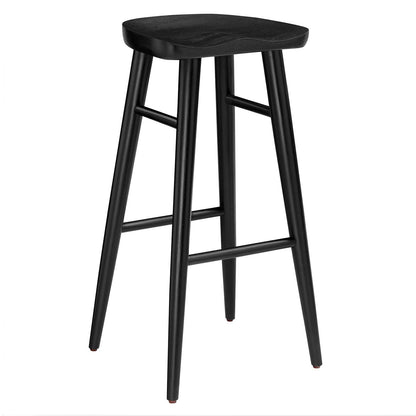 Saville Backless Wood Bar Stools - Set of 2 By HouseBean