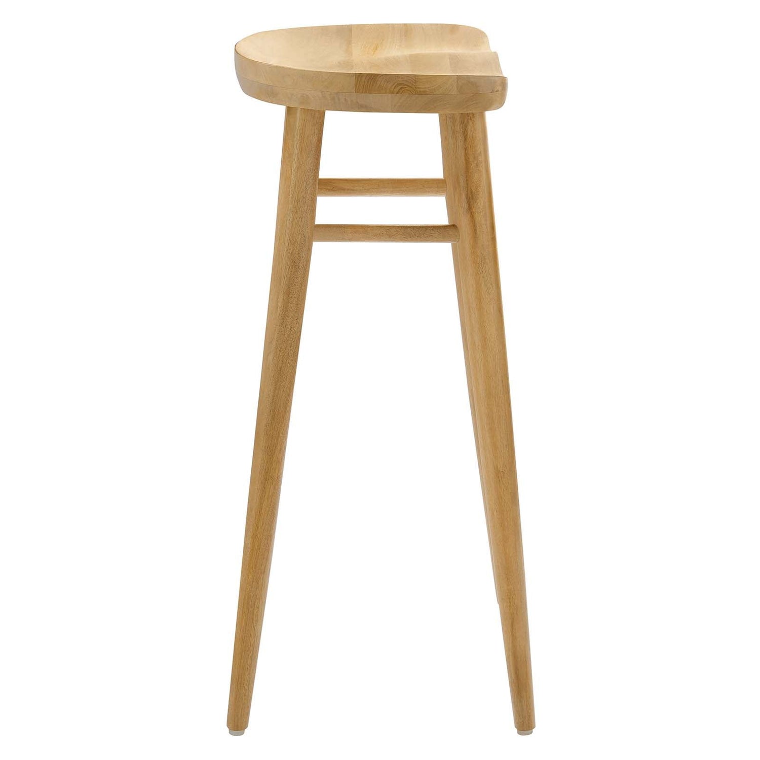 Saville Backless Wood Bar Stools - Set of 2 By HouseBean