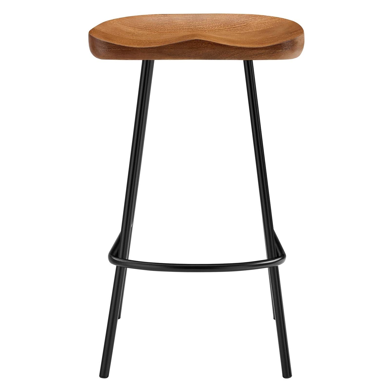 Concord Backless Wood Counter Stools - Set of 2 By HouseBean