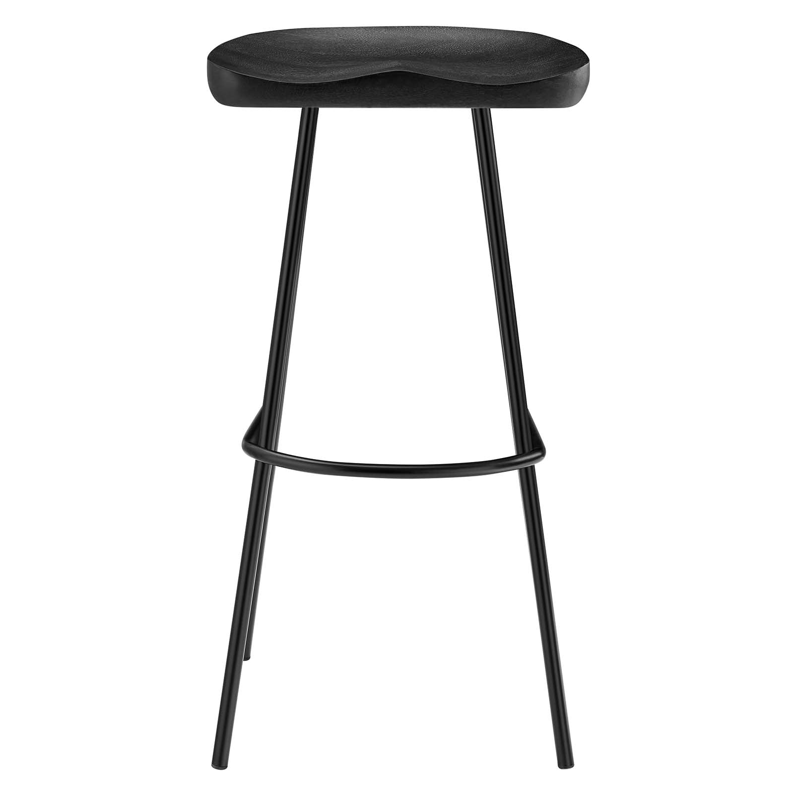 Concord Backless Wood Bar Stools - Set of 2 By HouseBean