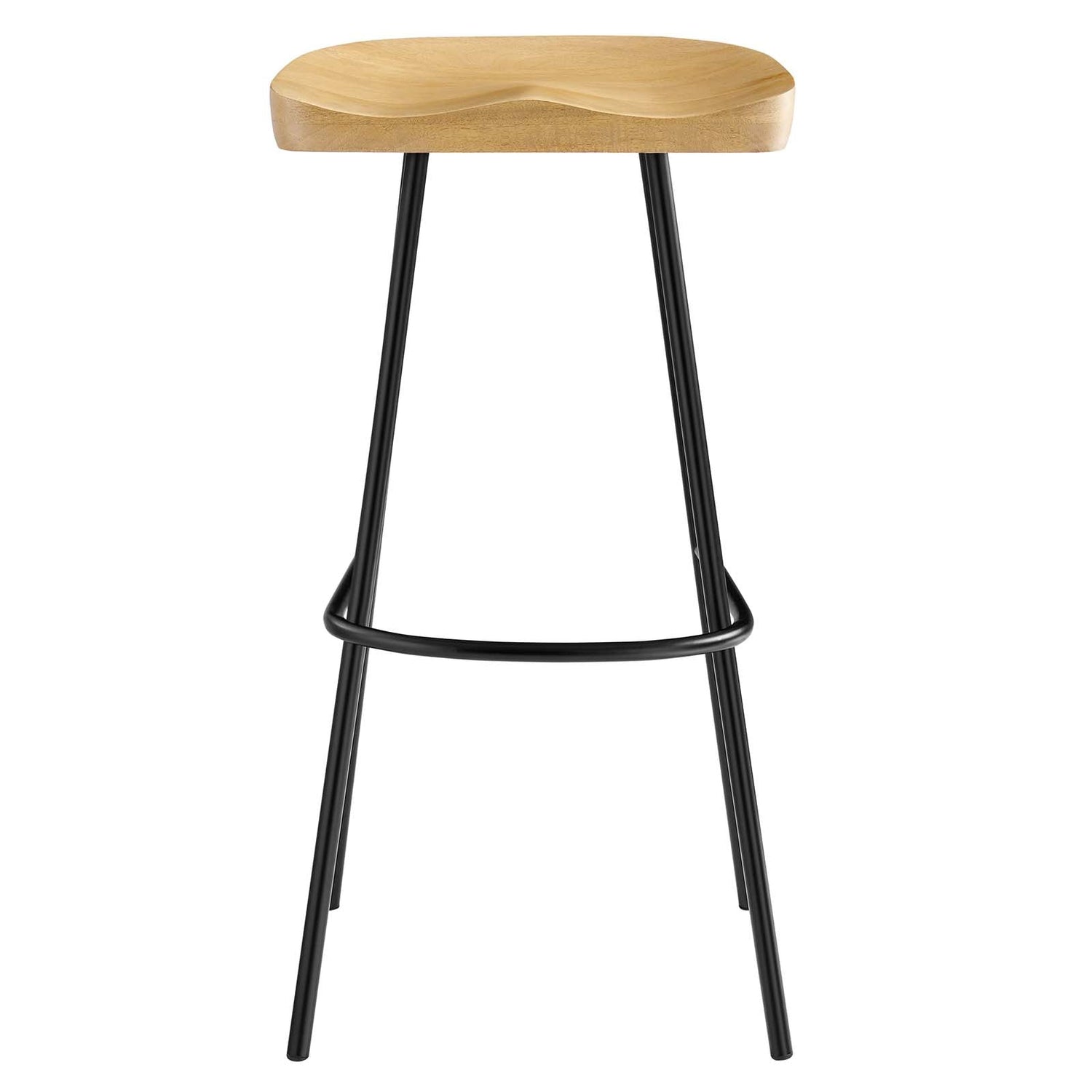 Concord Backless Wood Bar Stools - Set of 2 By HouseBean