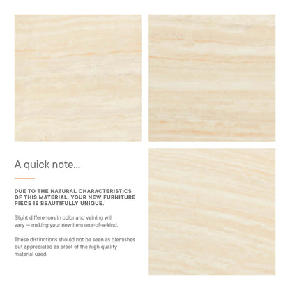 Lippa Oval Artificial Travertine Dining Table by Modway