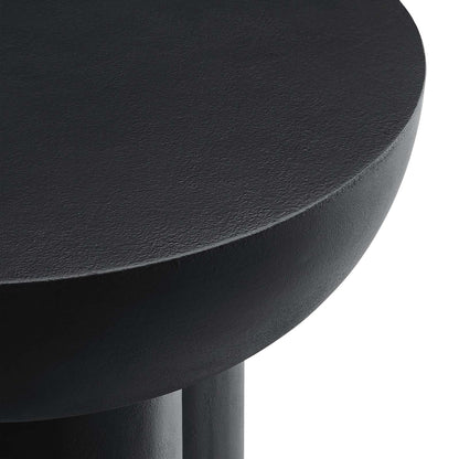 Caspian Round Concrete Side Table By HouseBean