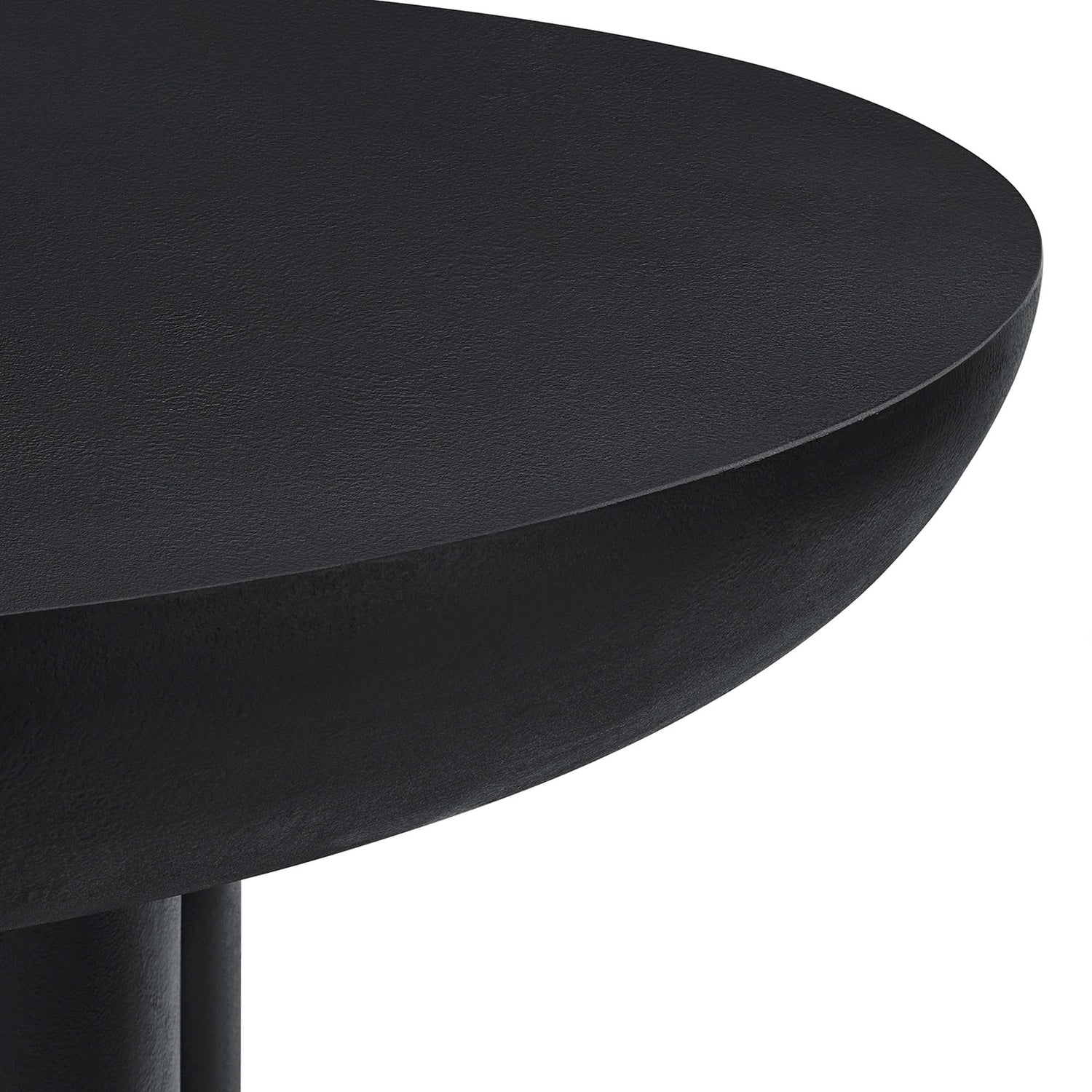 Caspian 40&quot; Round Concrete Dining Table By HouseBean