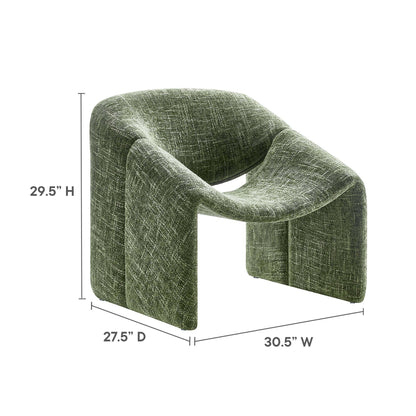 Vivi Chenille Upholstered Accent Chair by Modway