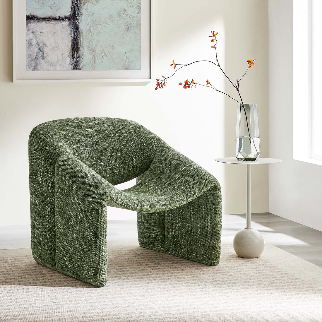 Vivi Chenille Upholstered Accent Chair by Modway