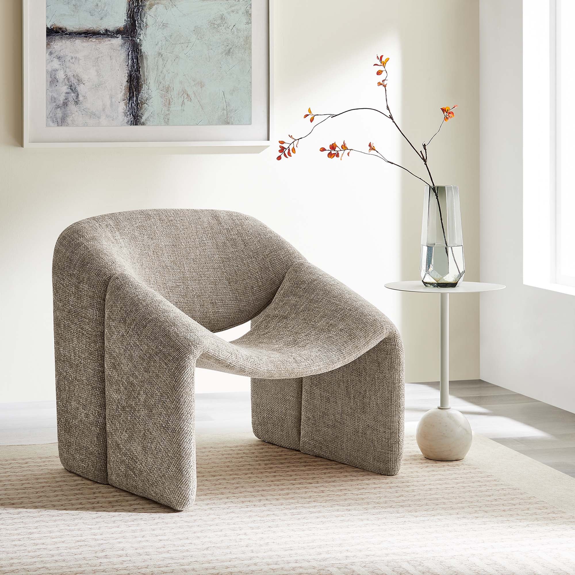 Vivi Chenille Upholstered Accent Chair by Modway