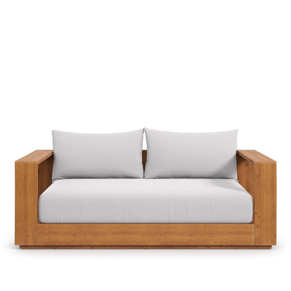 Tahoe Acacia Wood Outdoor Patio Acacia Wood Loveseat by Modway