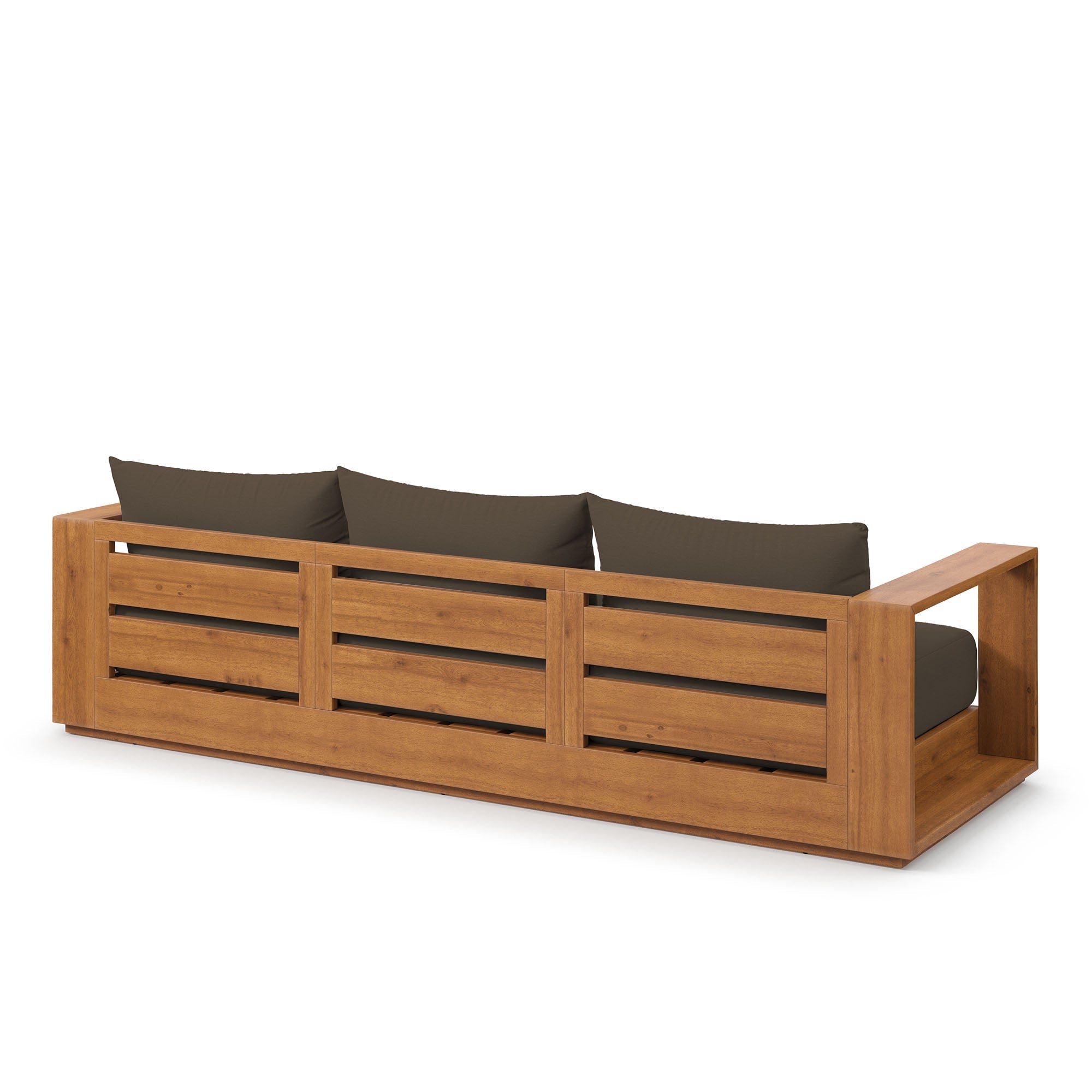 Tahoe Outdoor Patio Acacia Wood Sofa by Modway