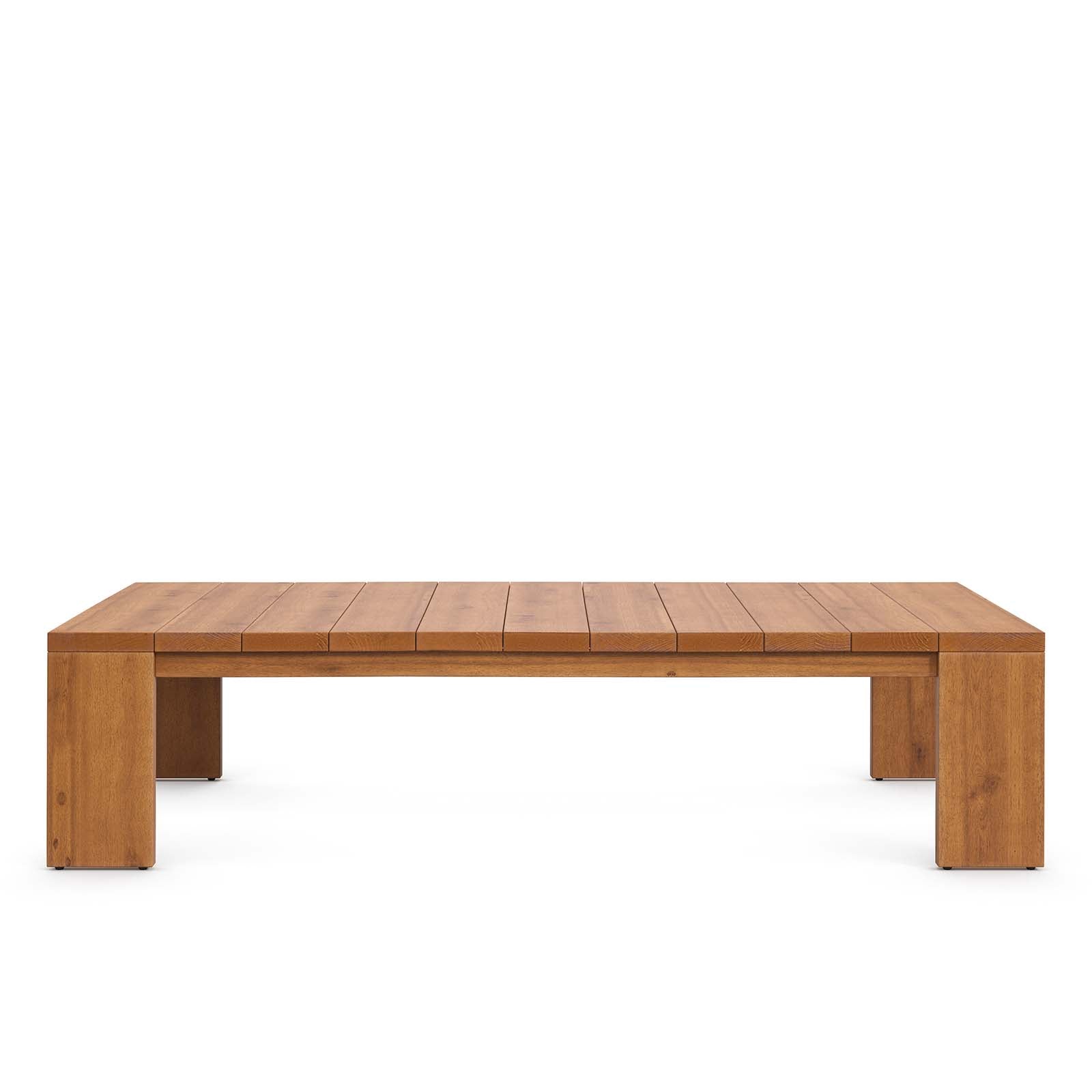 Tahoe Outdoor Patio Acacia Wood Coffee Table By HouseBean