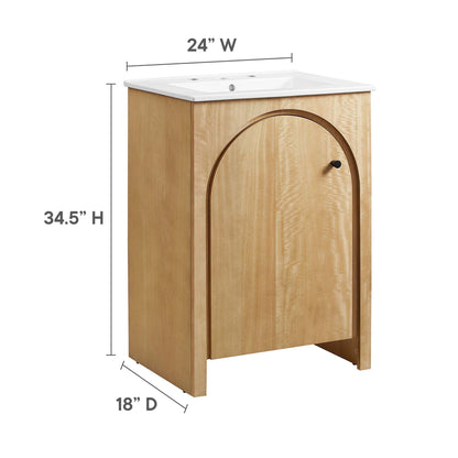 Appia Bathroom Vanity Basin Included by Modway
