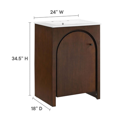 Appia Bathroom Vanity Basin Included by Modway