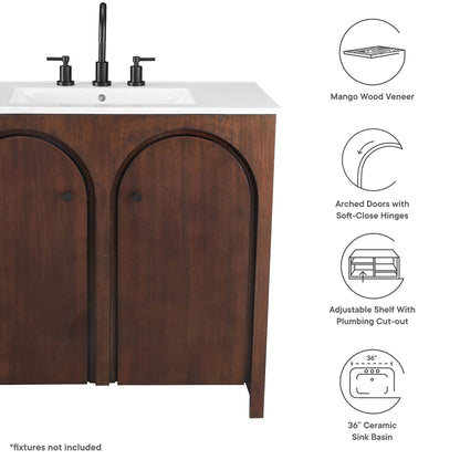 Appia Bathroom Vanity Basin Included by Modway