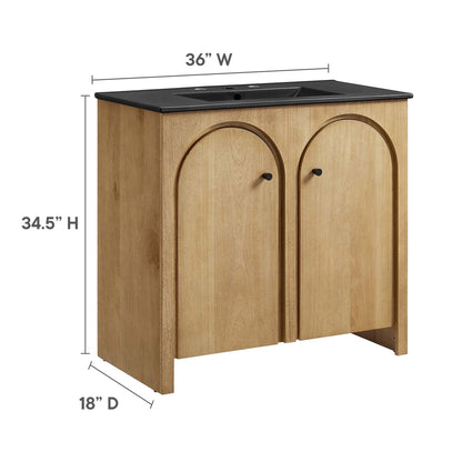 Appia Bathroom Vanity Basin Included by Modway