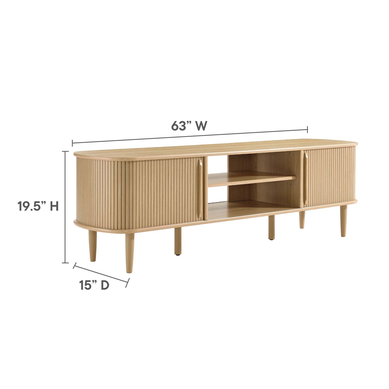 Contour 63&quot; Wood TV Stand by Modway