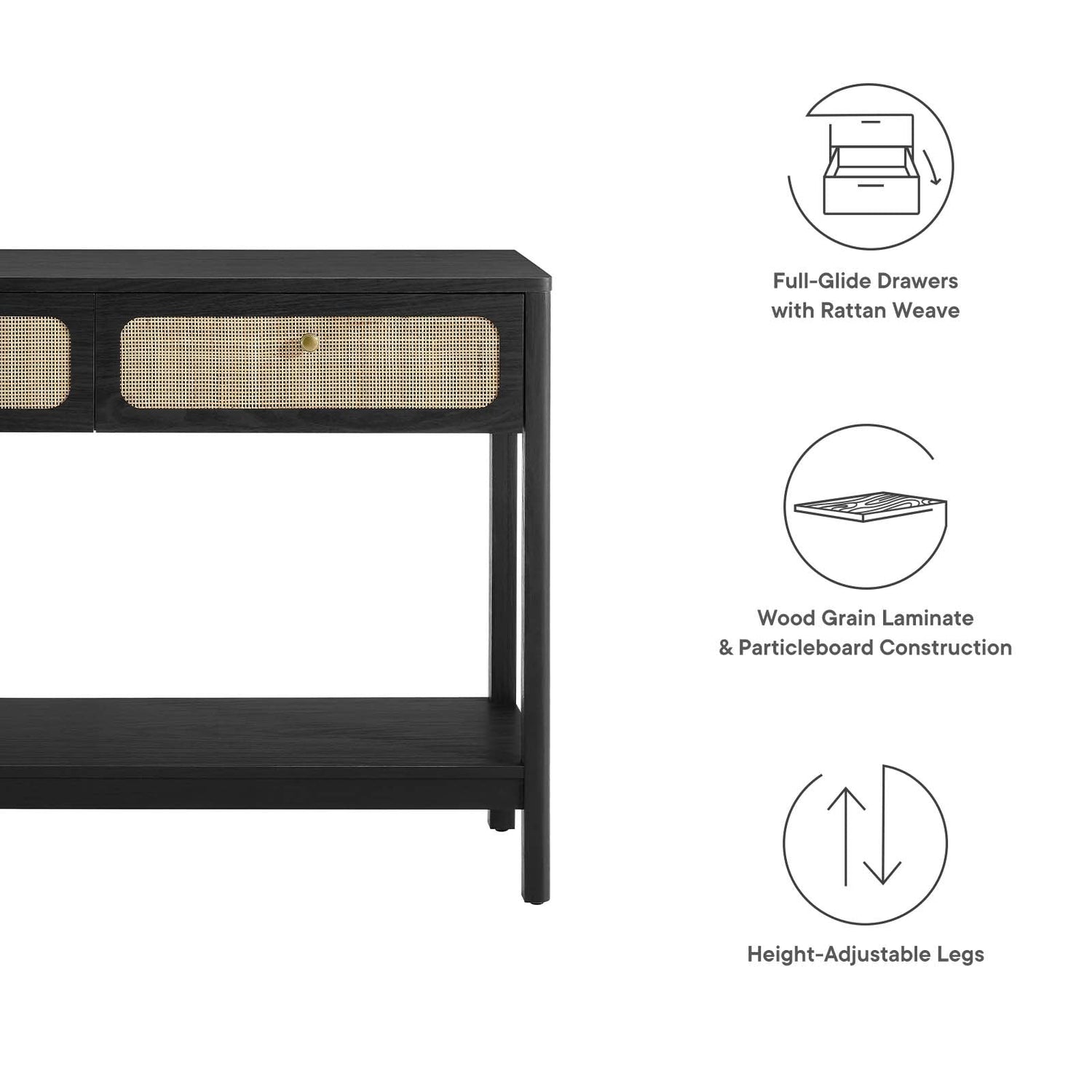 Chaucer Wood Entryway Console Table by Modway