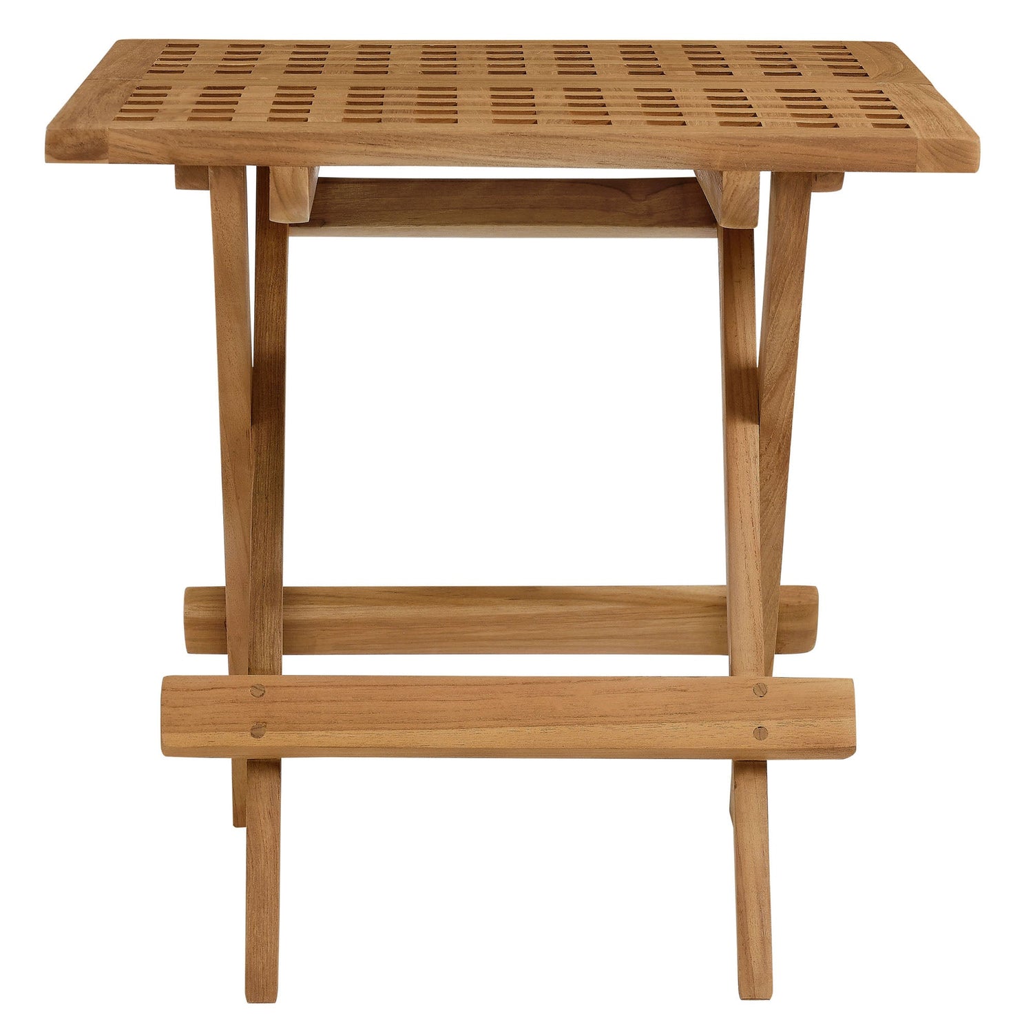 Vienna Outdoor Patio Teak Wood Side Table By HouseBean