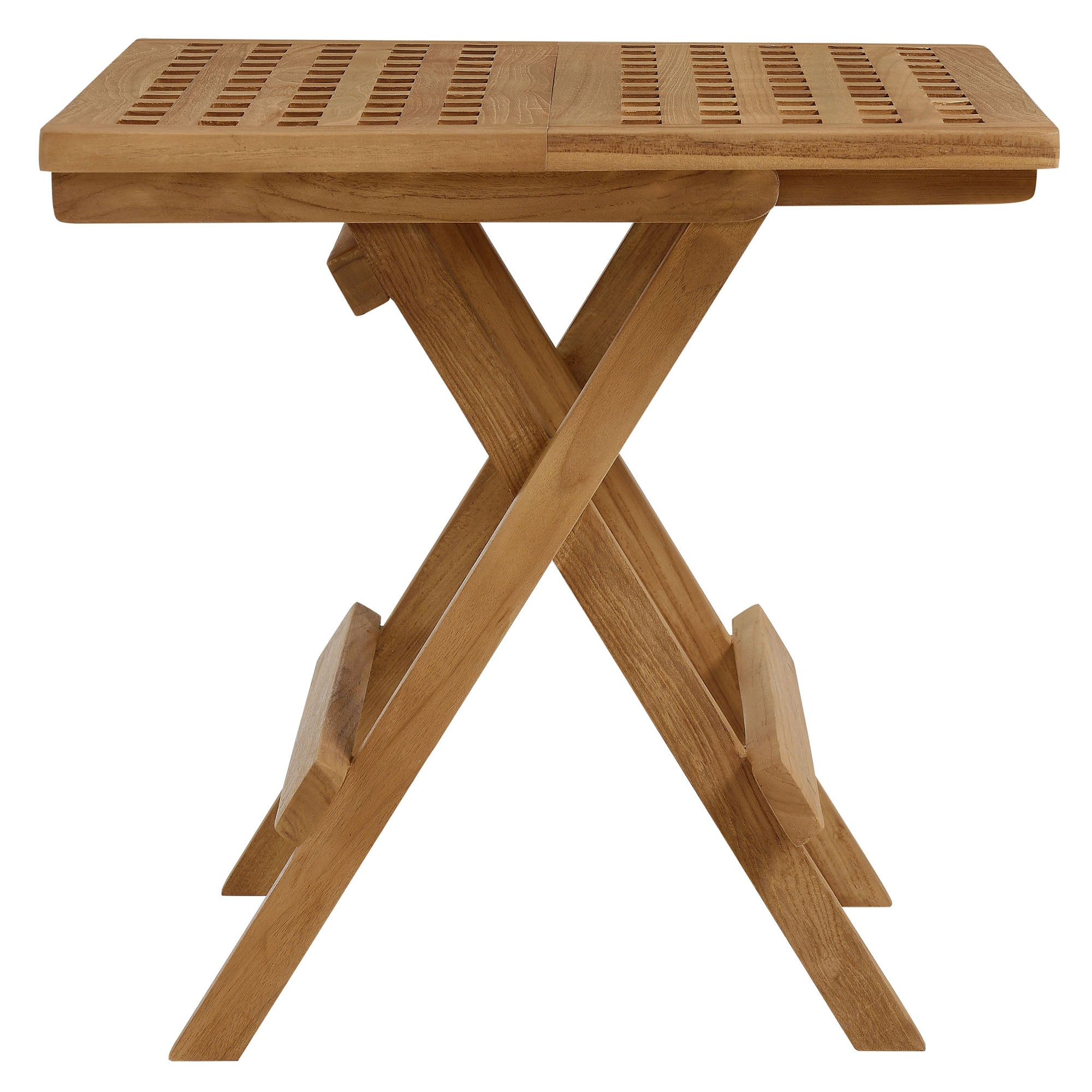 Vienna Outdoor Patio Teak Wood Side Table by Modway