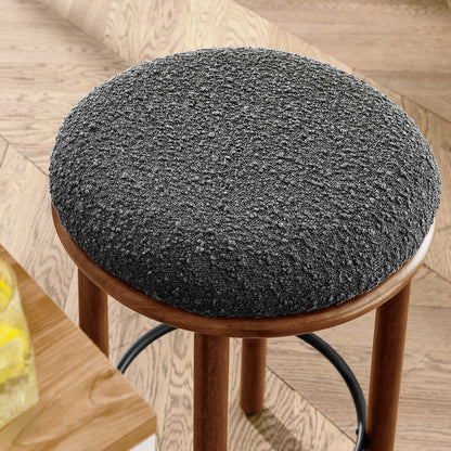 Fable Boucle Fabric Counter Stools - Set of 2