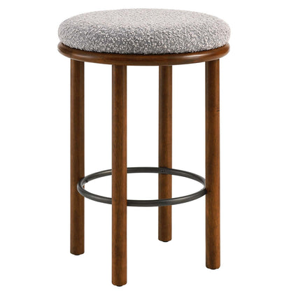 Fable Boucle Fabric Counter Stools - Set of 2