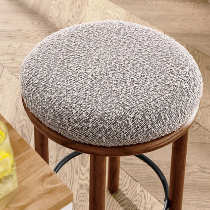 Fable Boucle Fabric Counter Stools - Set of 2