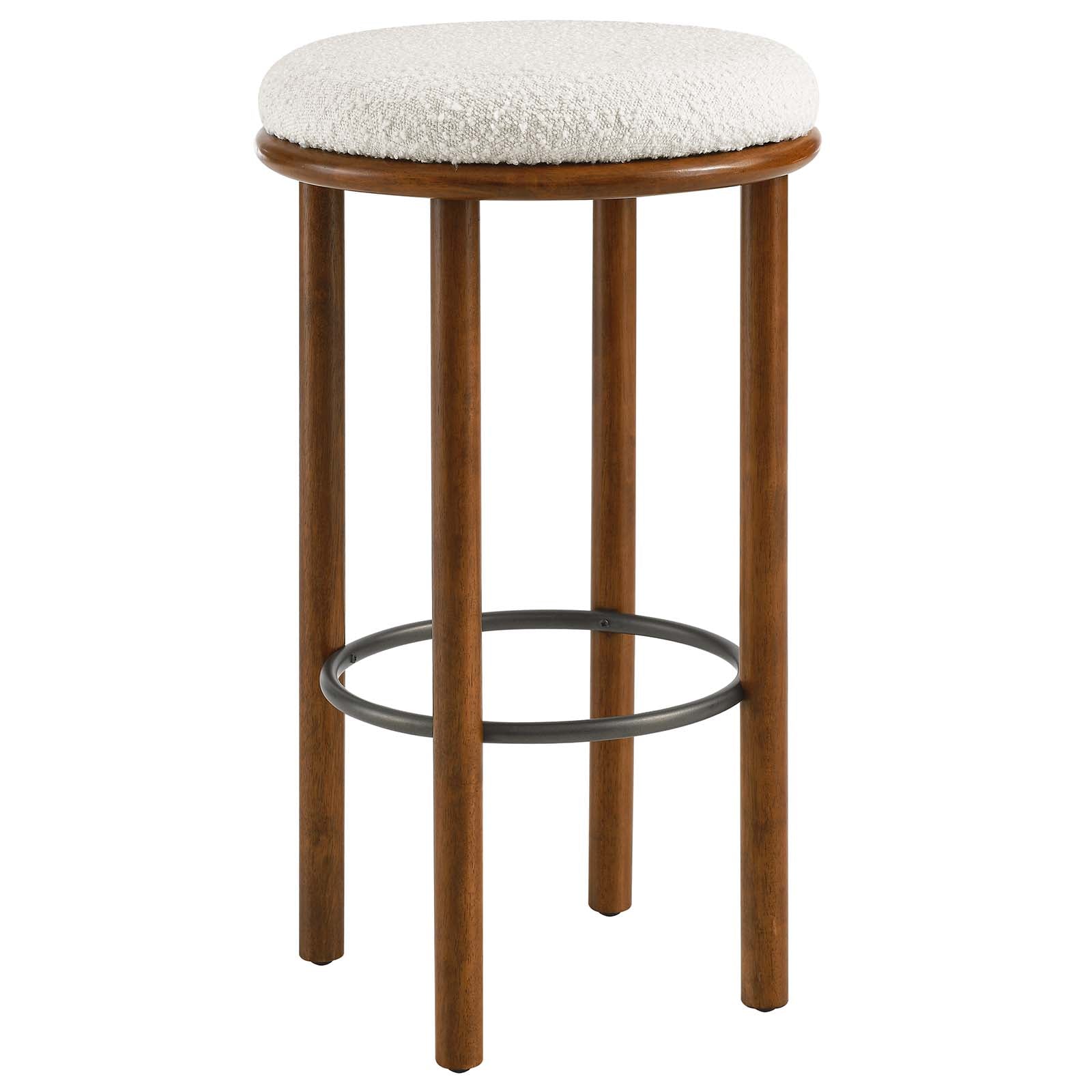 Fable Boucle Fabric Bar Stools - Set of 2