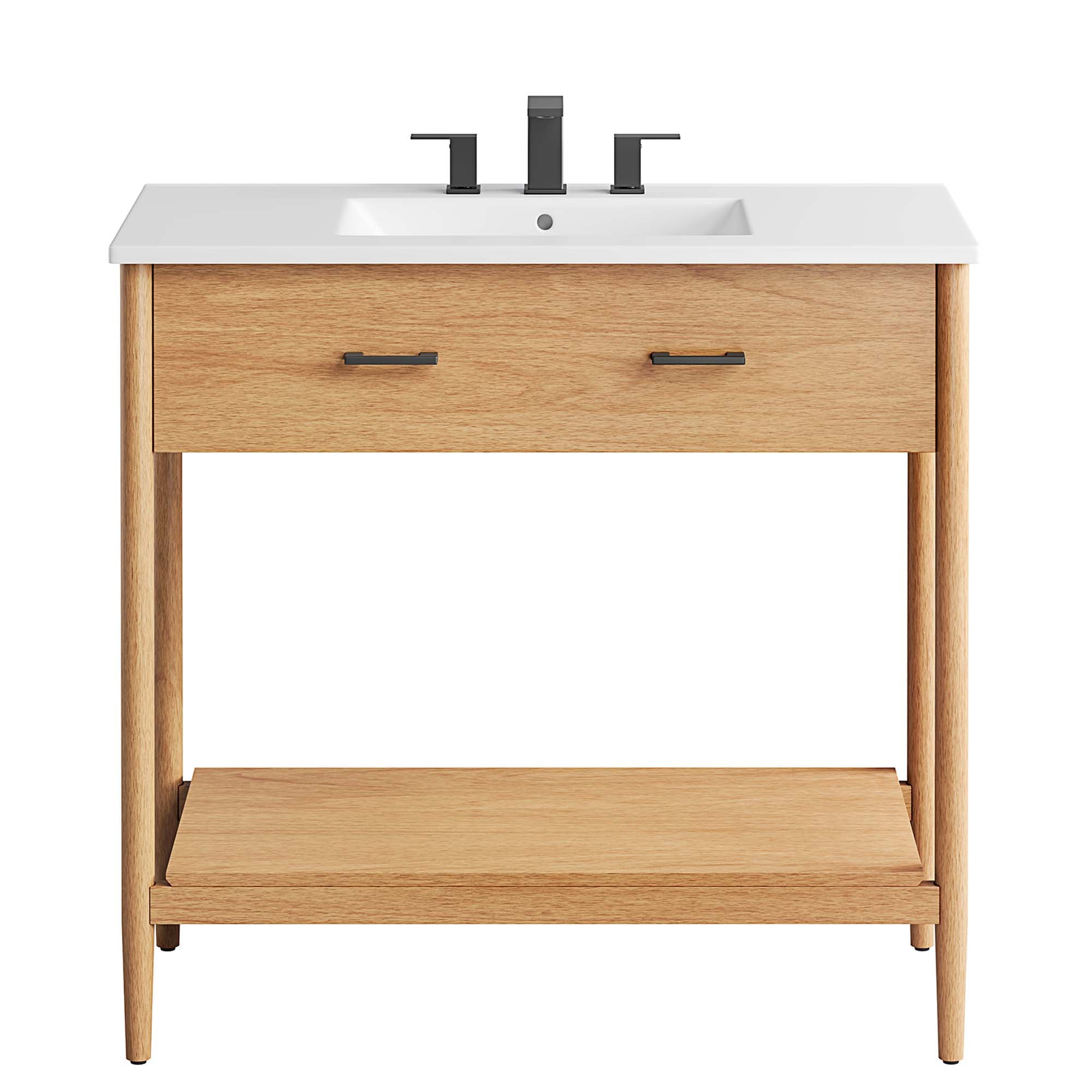 Zaire Bathroom Vanity Basin Included By HouseBean