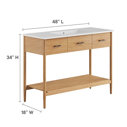 Zaire Bathroom Vanity Basin Included by Modway