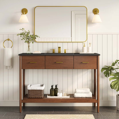 Zaire Bathroom Vanity Basin Included By HouseBean