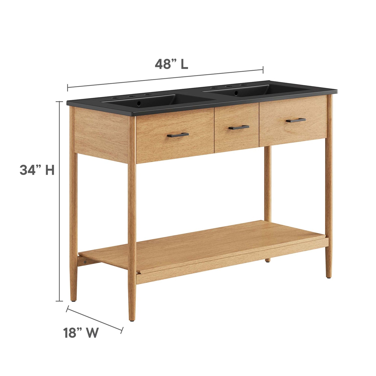 Zaire Bathroom Vanity Basin Included by Modway