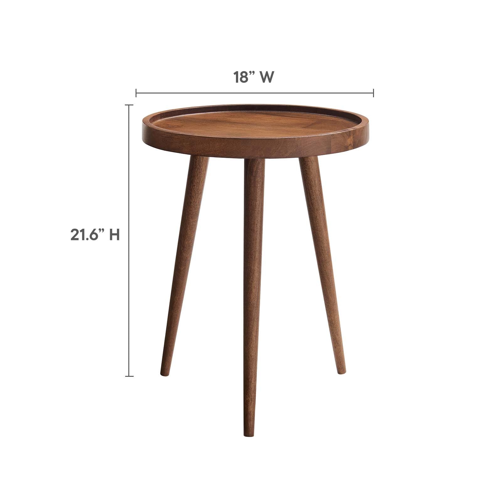 Chiro Round Wood Side Table