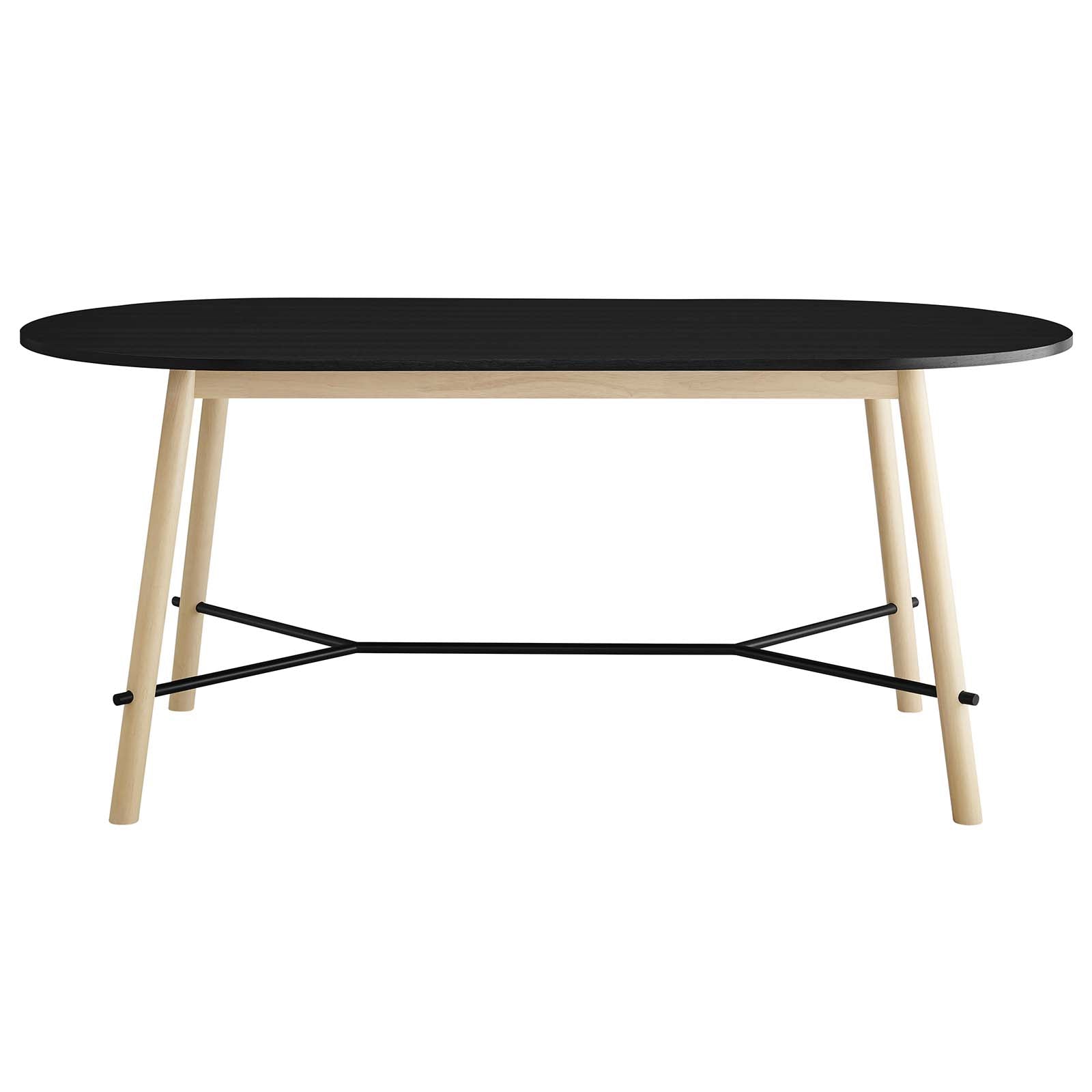 Infuse 71&quot; Wood Grain Dining Table