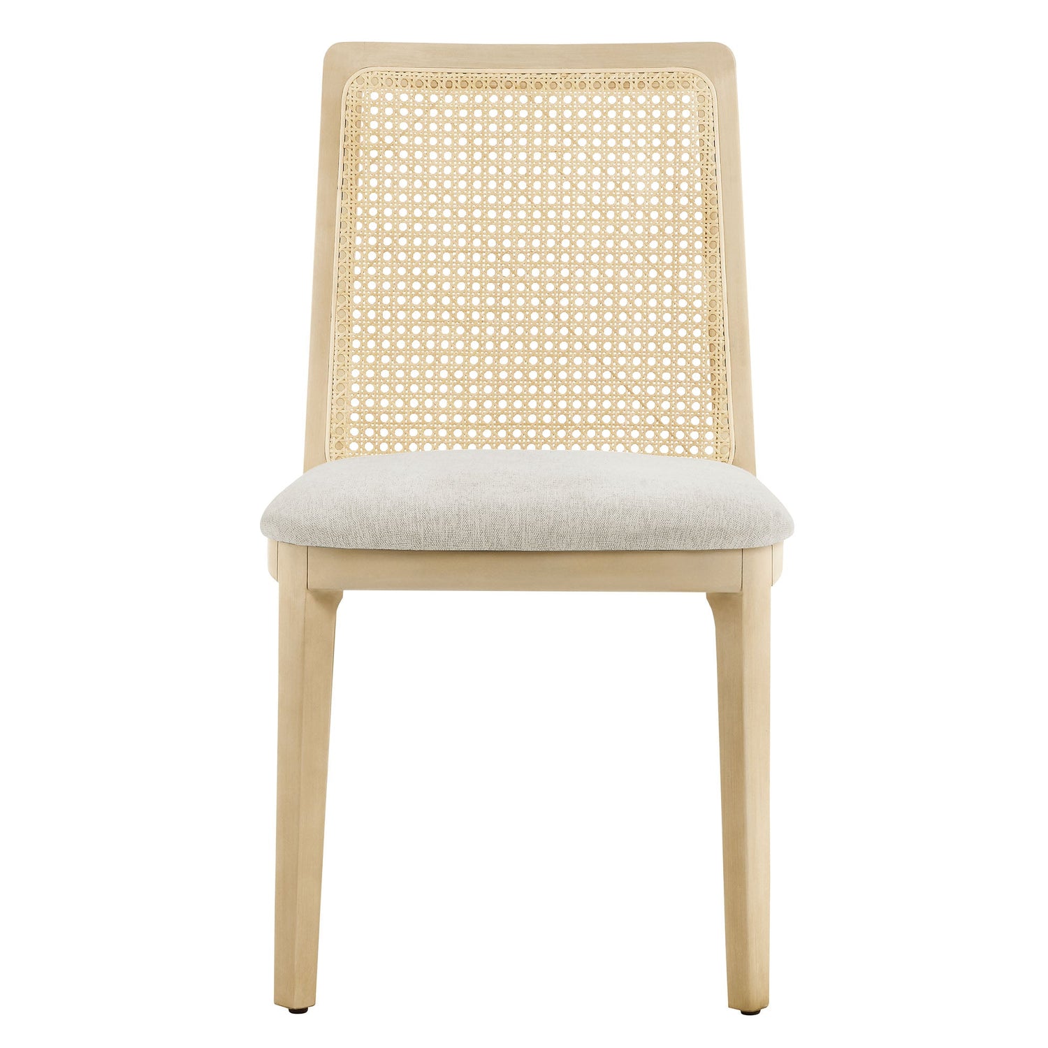 Monarch Beech Wood and Rattan Dining Side Chair by Modway