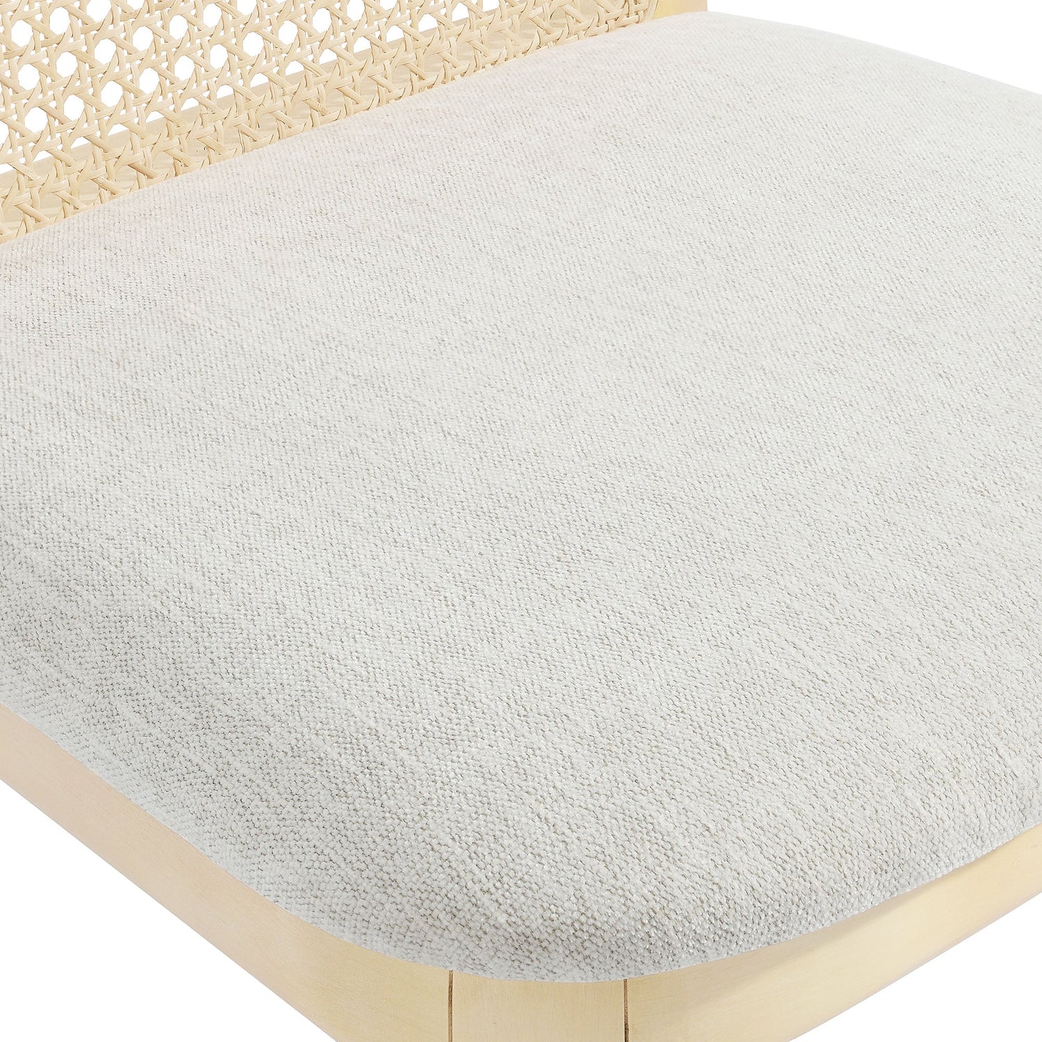 Monarch Beech Wood and Rattan Dining Side Chair by Modway