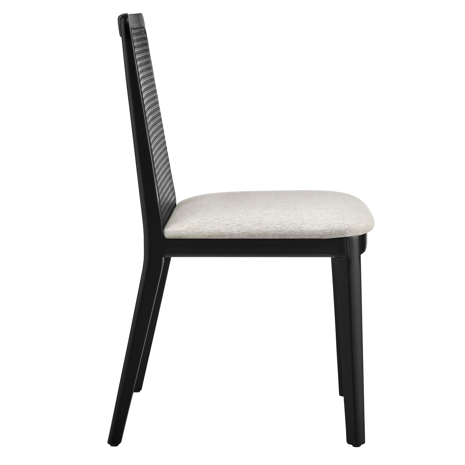 Monarch Beech Wood and Rattan Dining Side Chair by Modway