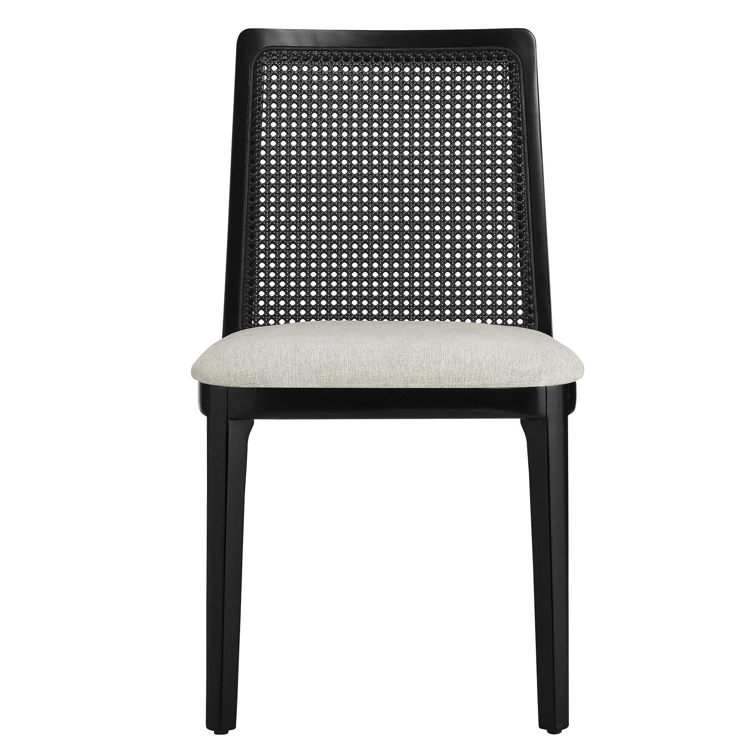 Monarch Beech Wood and Rattan Dining Side Chair by Modway