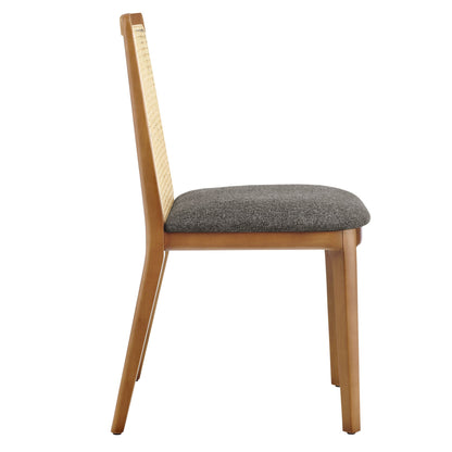 Monarch Beech Wood and Rattan Dining Side Chair by Modway