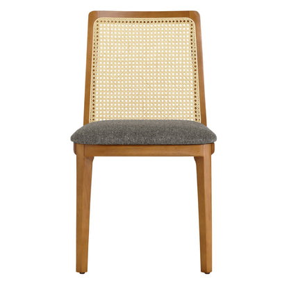 Monarch Beech Wood and Rattan Dining Side Chair by Modway