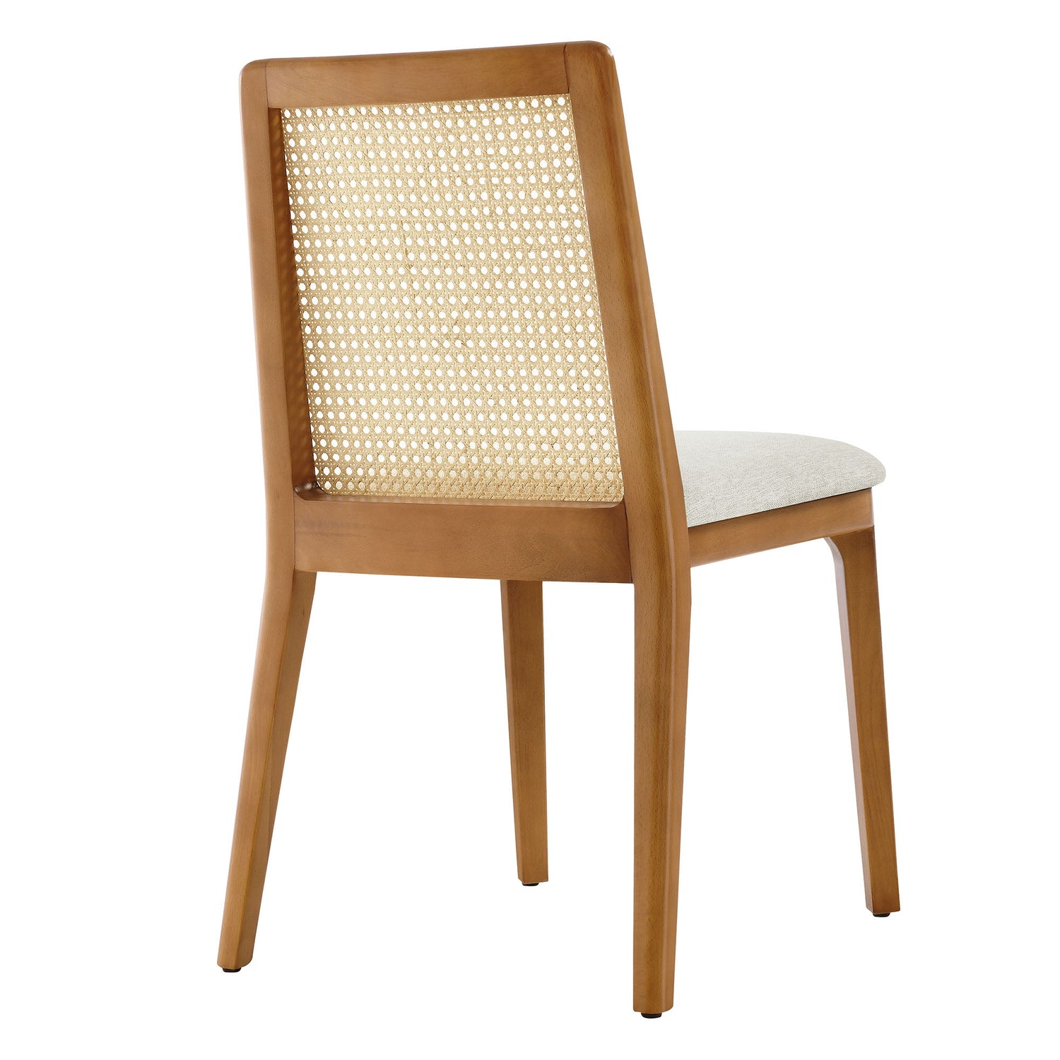 Monarch Beech Wood and Rattan Dining Side Chair by Modway