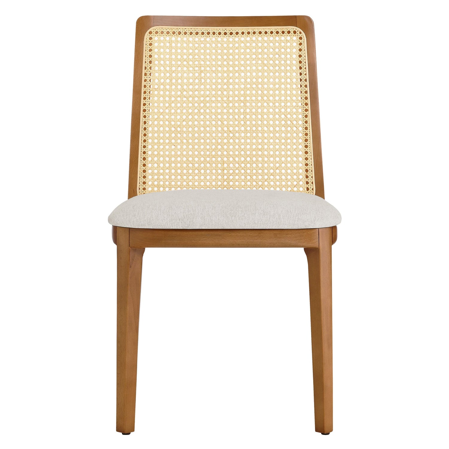 Monarch Beech Wood and Rattan Dining Side Chair by Modway