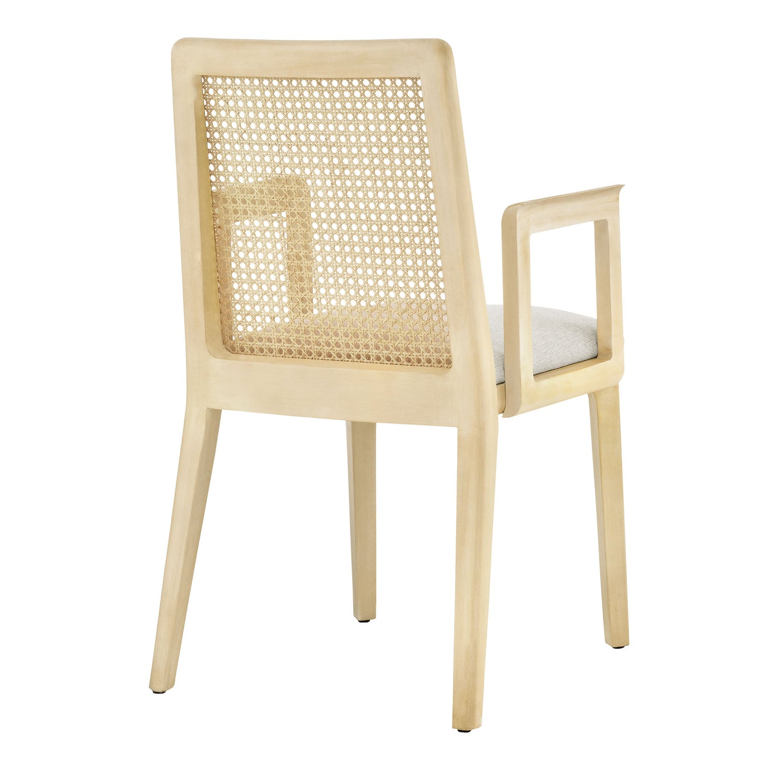 Monarch Beech Wood and Rattan Dining Armchair by Modway