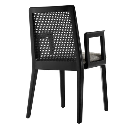 Monarch Beech Wood and Rattan Dining Armchair by Modway