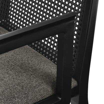 Monarch Beech Wood and Rattan Dining Armchair by Modway