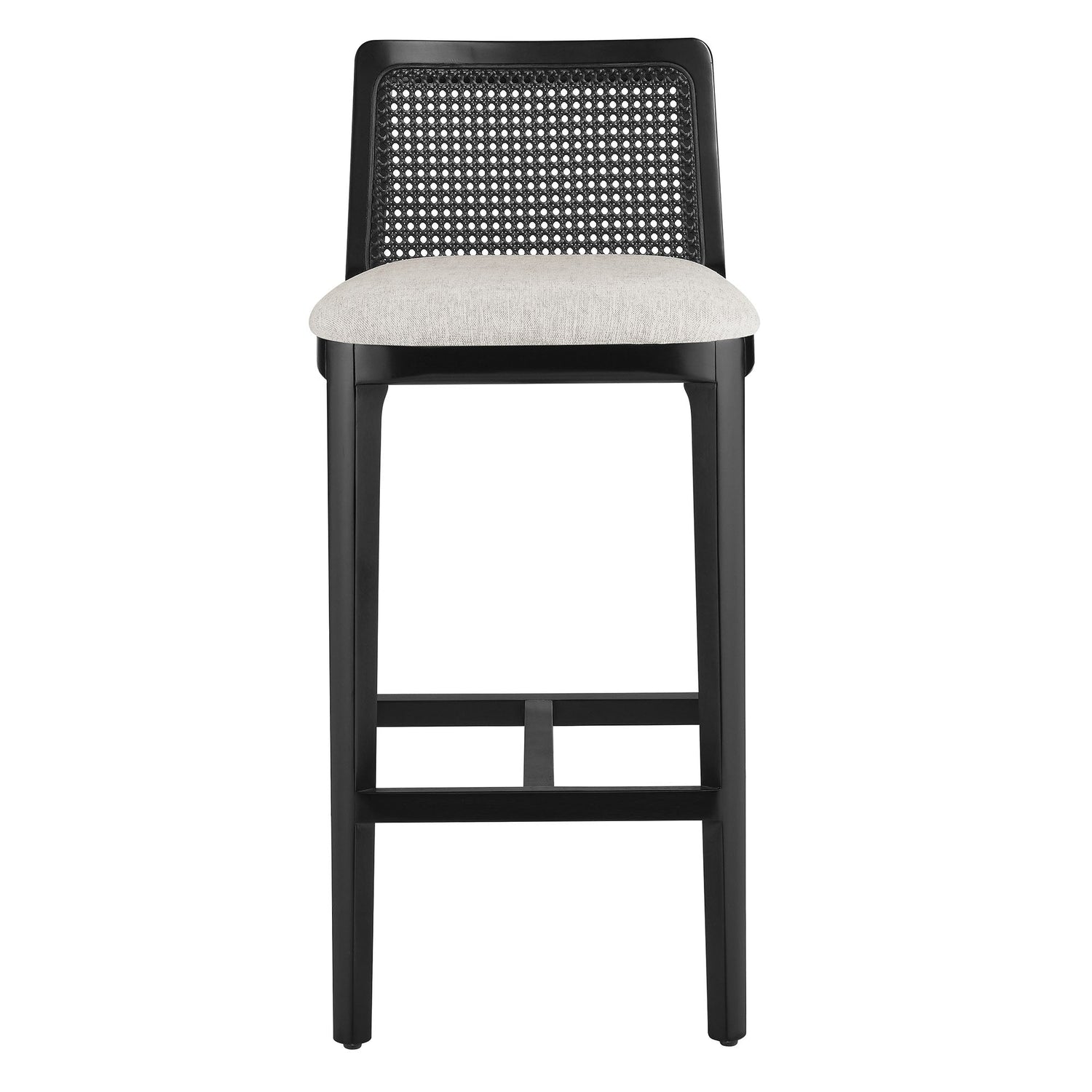 Monarch Wood and Rattan Bar Stool By HouseBean