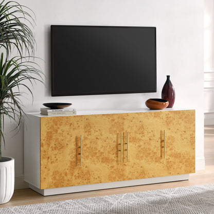 Abel 69 Inch Burl Wood Sideboard Buffet TV Stand by Modway