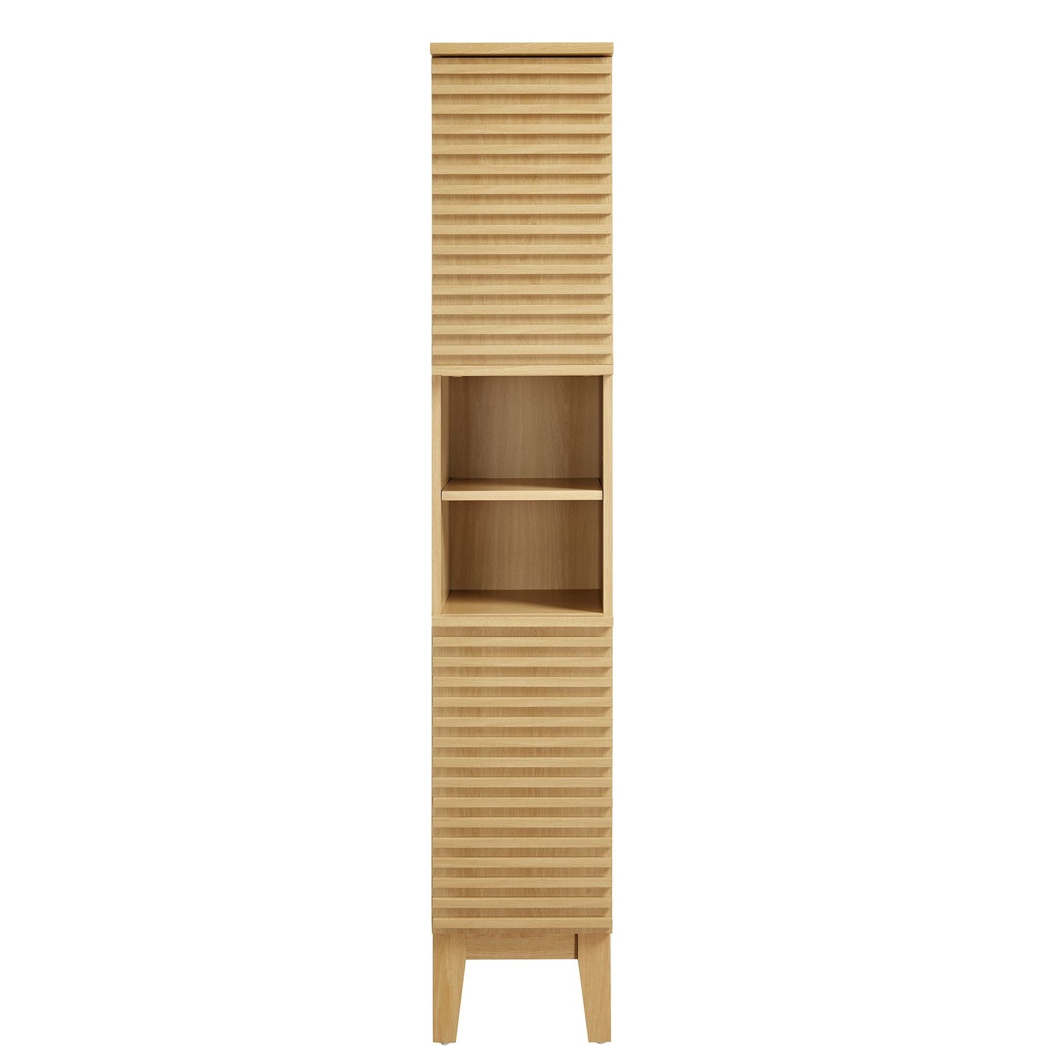 Render Tall Narrow Bathroom Storage Cabinet By HouseBean