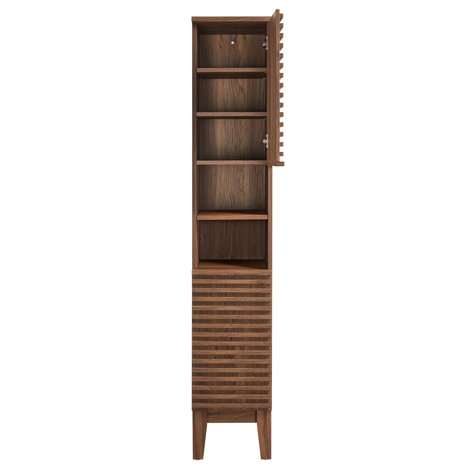 Render Tall Narrow Bathroom Storage Cabinet By HouseBean