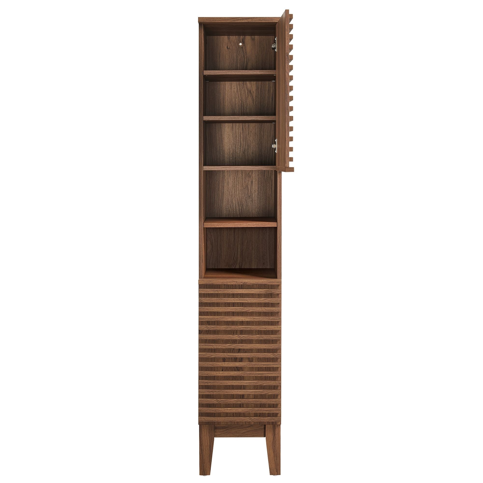 Render Tall Narrow Bathroom Storage Cabinet By HouseBean