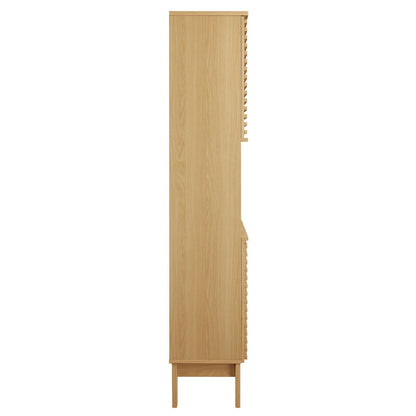 Render Tall Bathroom Storage Cabinet By HouseBean